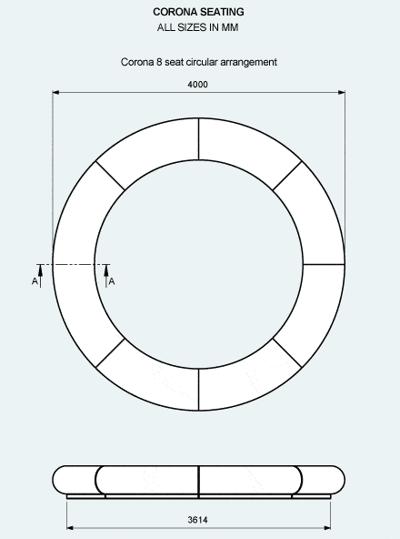 Corona - Modular Circular Seating
